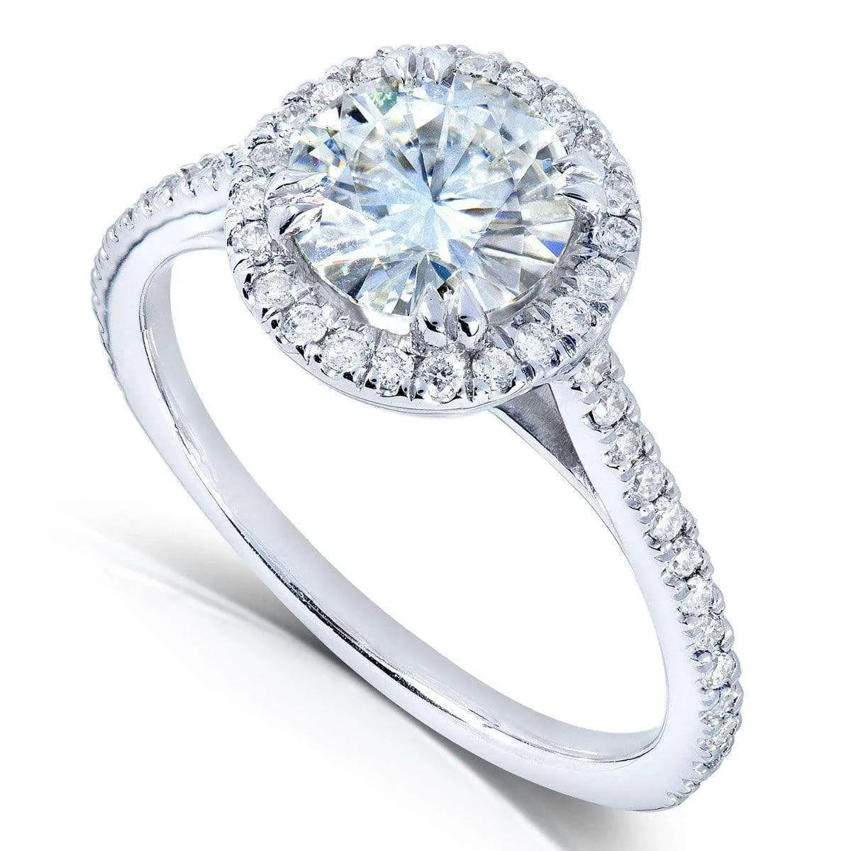 1-1/4ct.tw Original Round 6.5 Halo Ring
