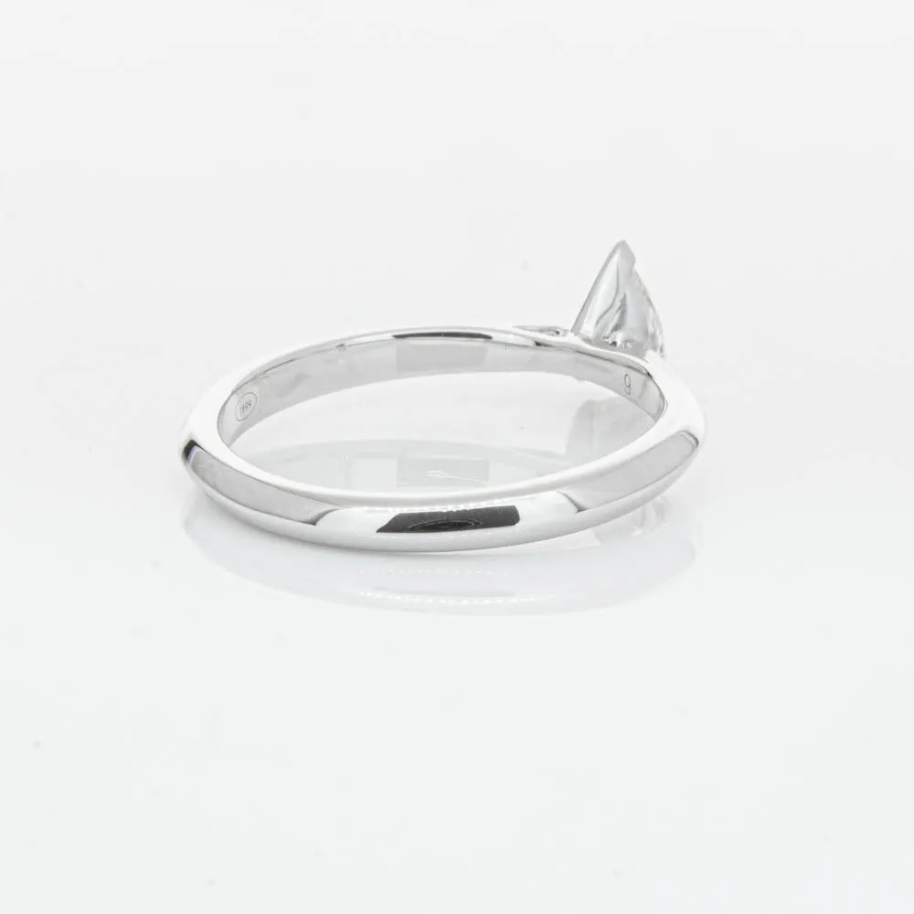 18ct White Gold .40ct Pear Cut Diamond Venetian Ring