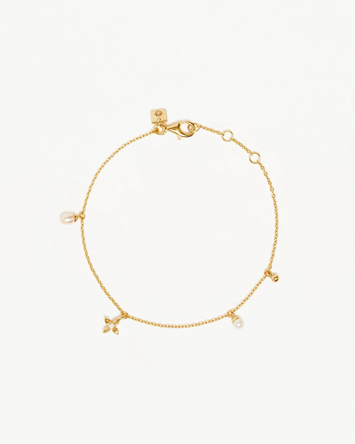 18k Gold Vermeil Live in Peace Bracelet