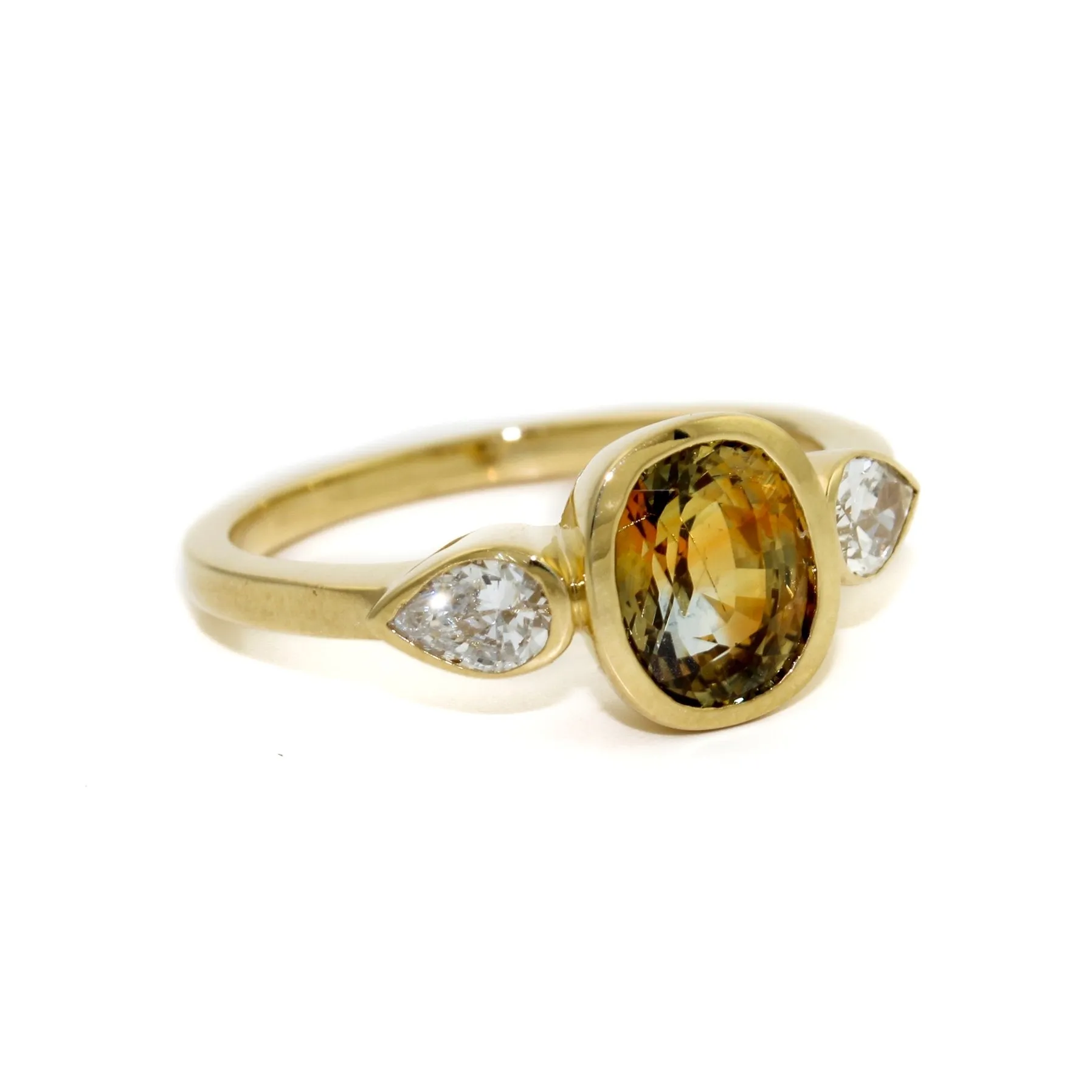 18k Gold x Montana Sapphire "Orla" Ring