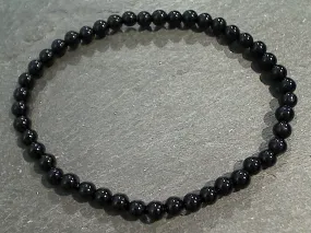 Black Onyx 4MM Stretch Bracelet