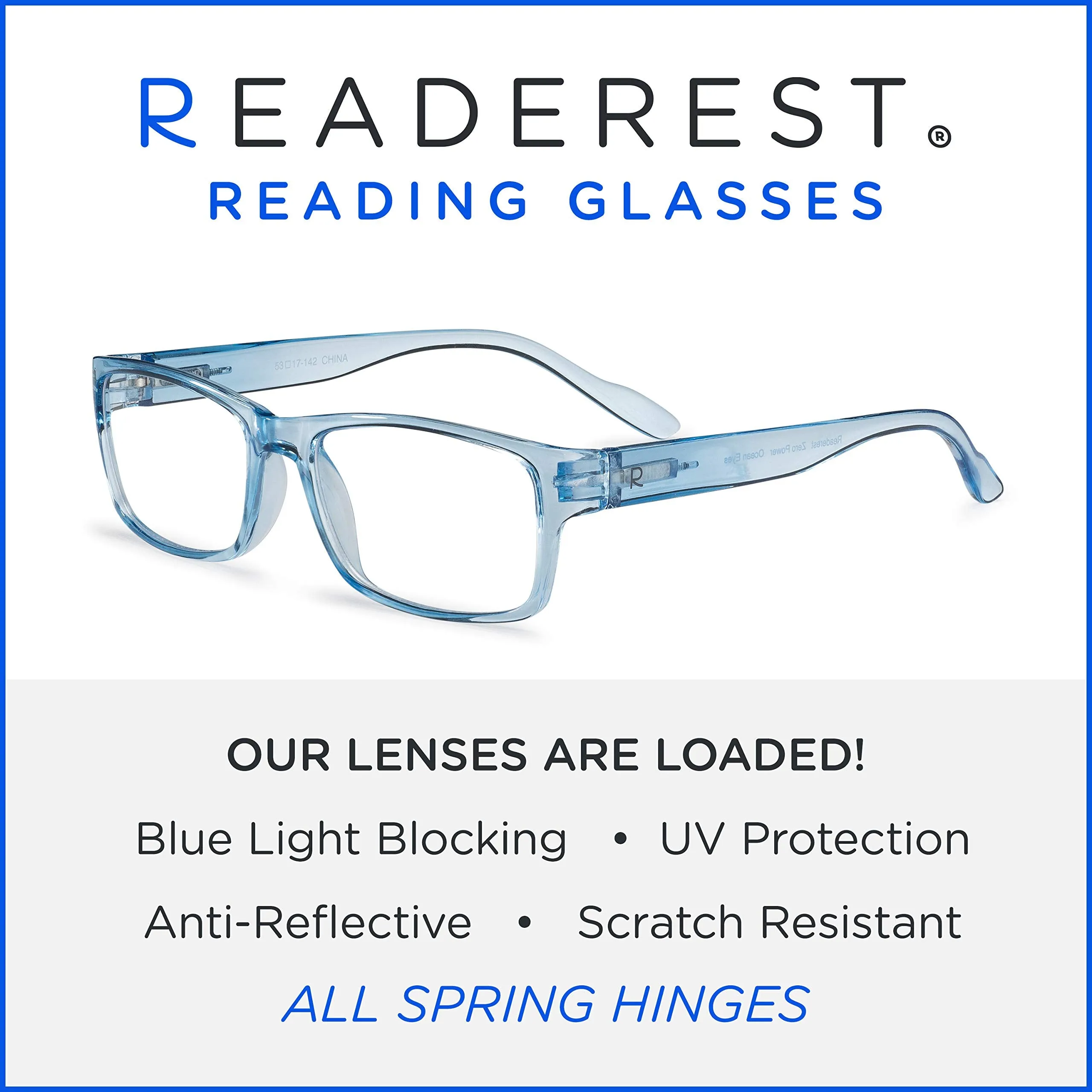 Blue-Light-Blocking-Reading-Glasses-Light-Blue-0-00-Magnification-Computer-Glasses