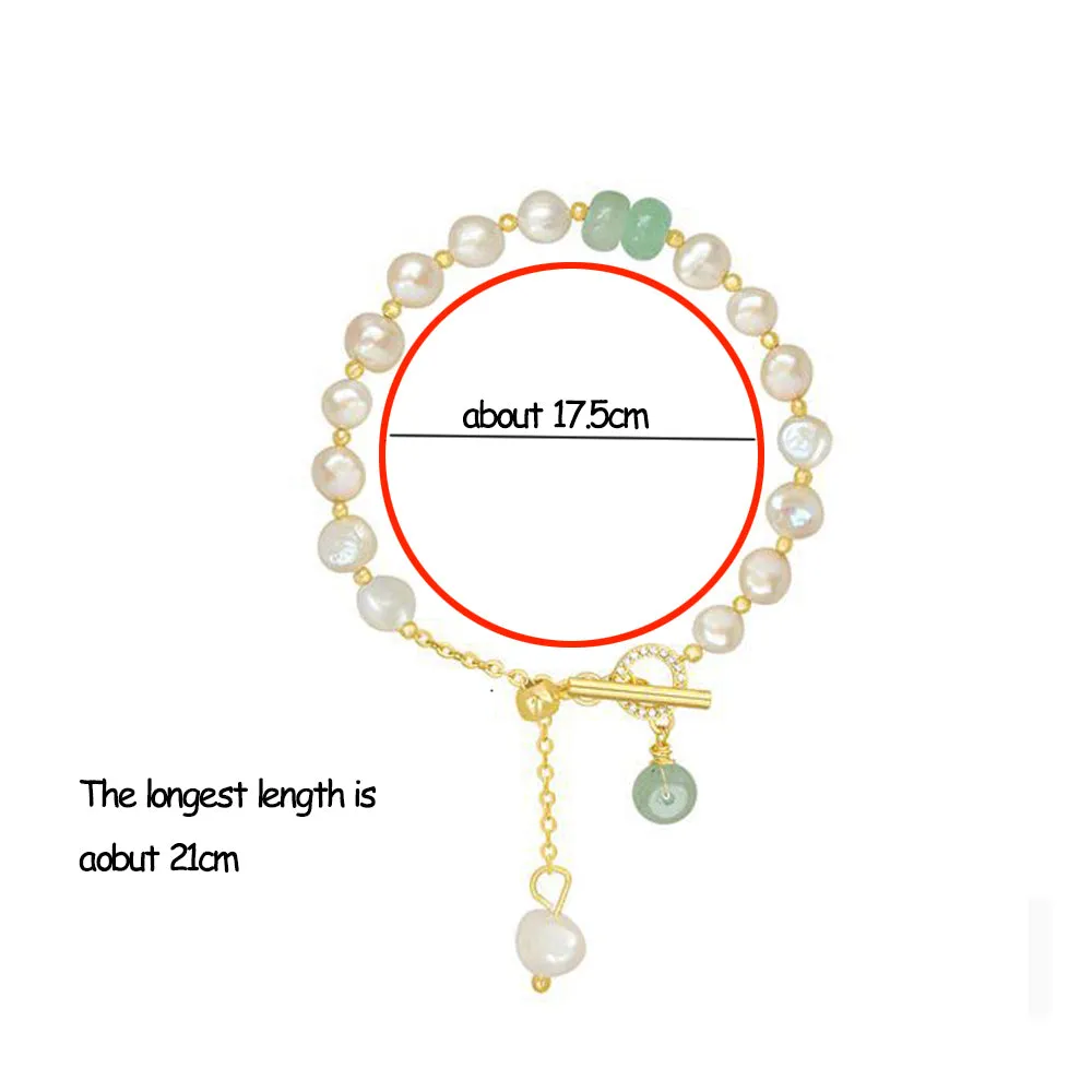 Chic Irregular Freshwater Pearl Adjustable Bracelet for Women - A Touch of Elegance