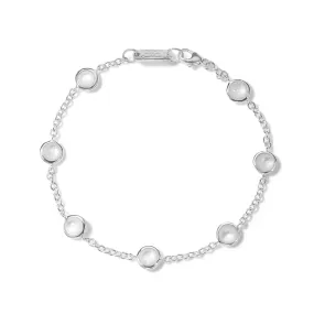 Ippolita Sterling Silver Lollipop Stone Station Bracelet in Mother-of-Pearl, 7 inch