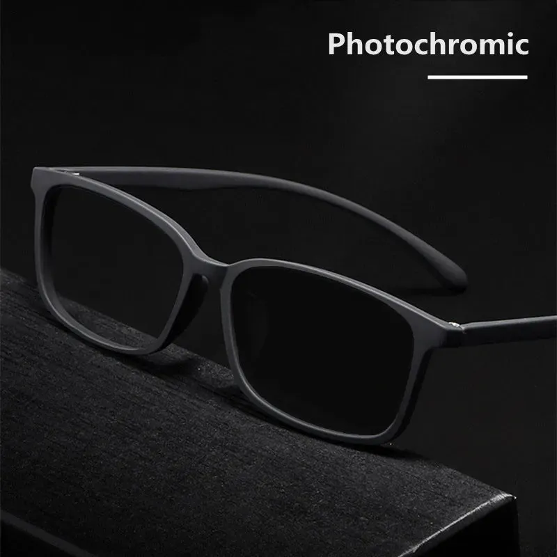 Kocolior Unisex Full Rim Square Tr 90 Hyperopic Reading Glasses 98007