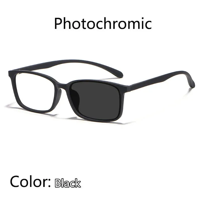 Kocolior Unisex Full Rim Square Tr 90 Hyperopic Reading Glasses 98007