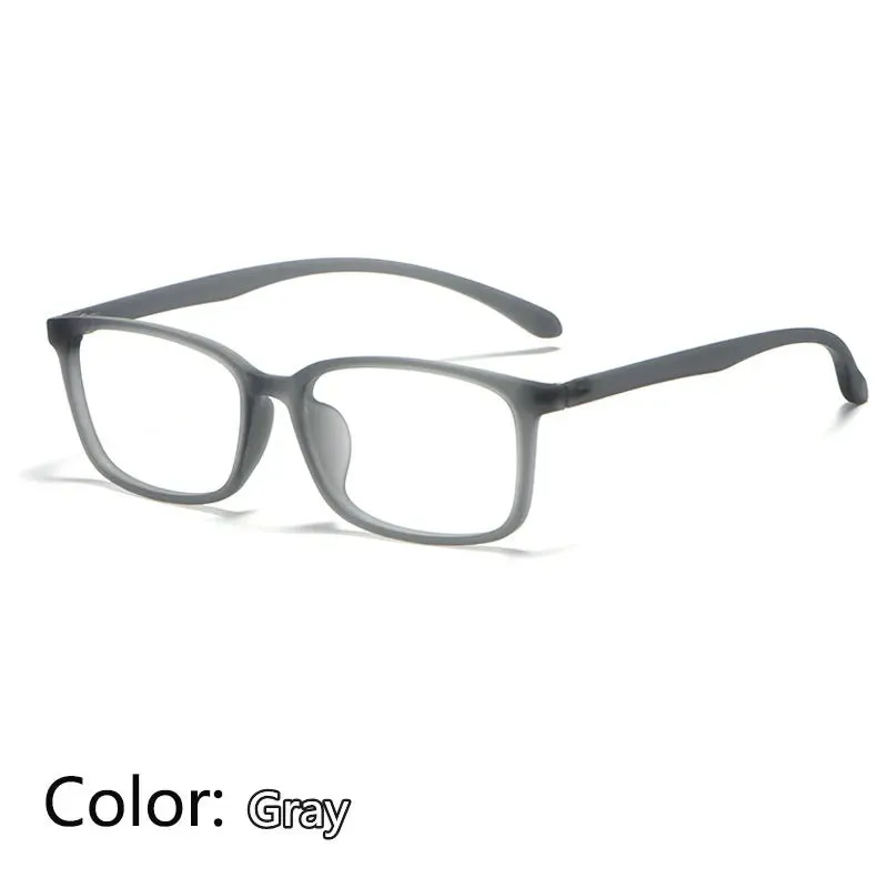 Kocolior Unisex Full Rim Square Tr 90 Hyperopic Reading Glasses 98007
