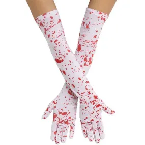 Long Bloody Gloves for Adults, 1 Count