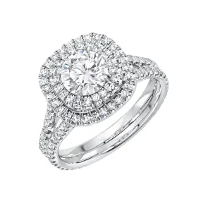 Miranda Double Halo Diamond Ring