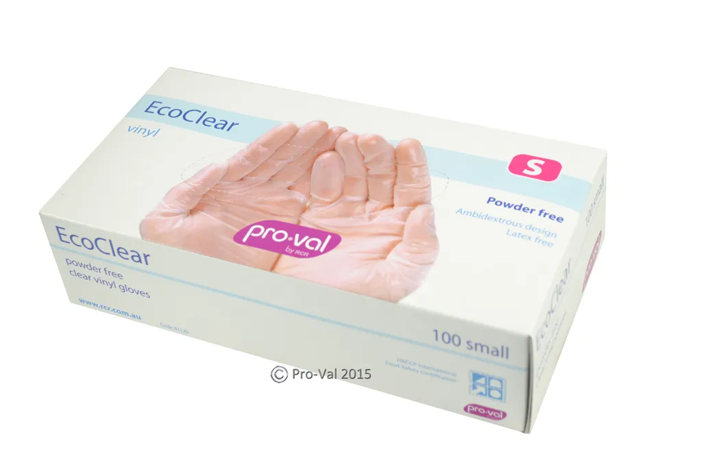 Pro Val EcoClear Vinyl Disposable Glove