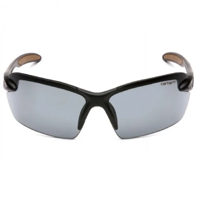 Pyramex CHB320D Carhartt Spokane Glasses, Black Frame, Gray Lens, 1 Each