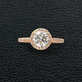 Rose Gold & Diamond Engagement Ring