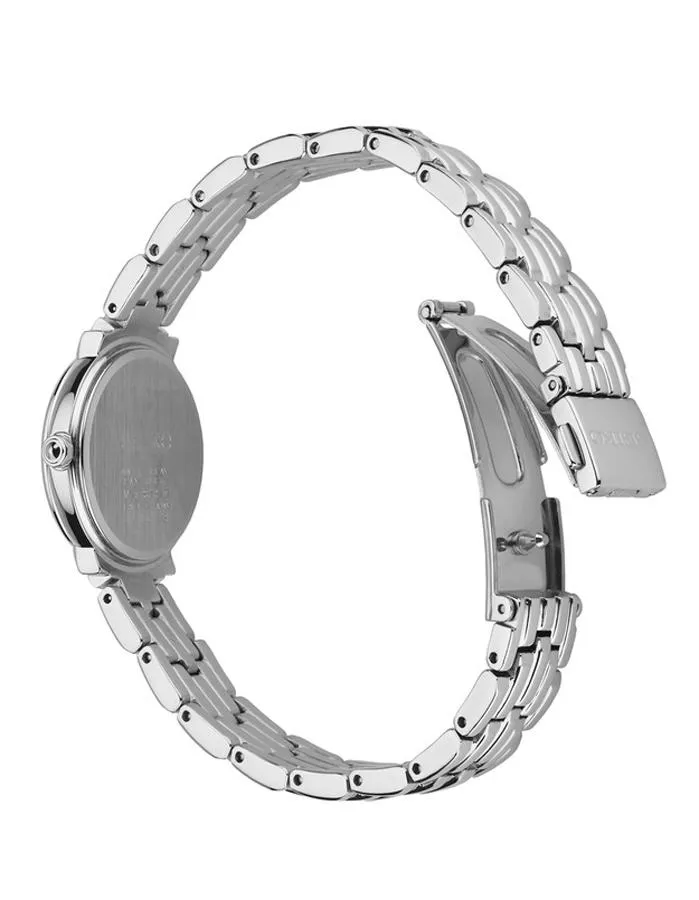 Seiko Womens Tressia Diamond Watch - Mother of Pearl Dial - Stainless Bracelet