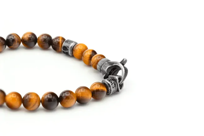 Tiger's Eye & Frosted Onyx Bracelet Pack