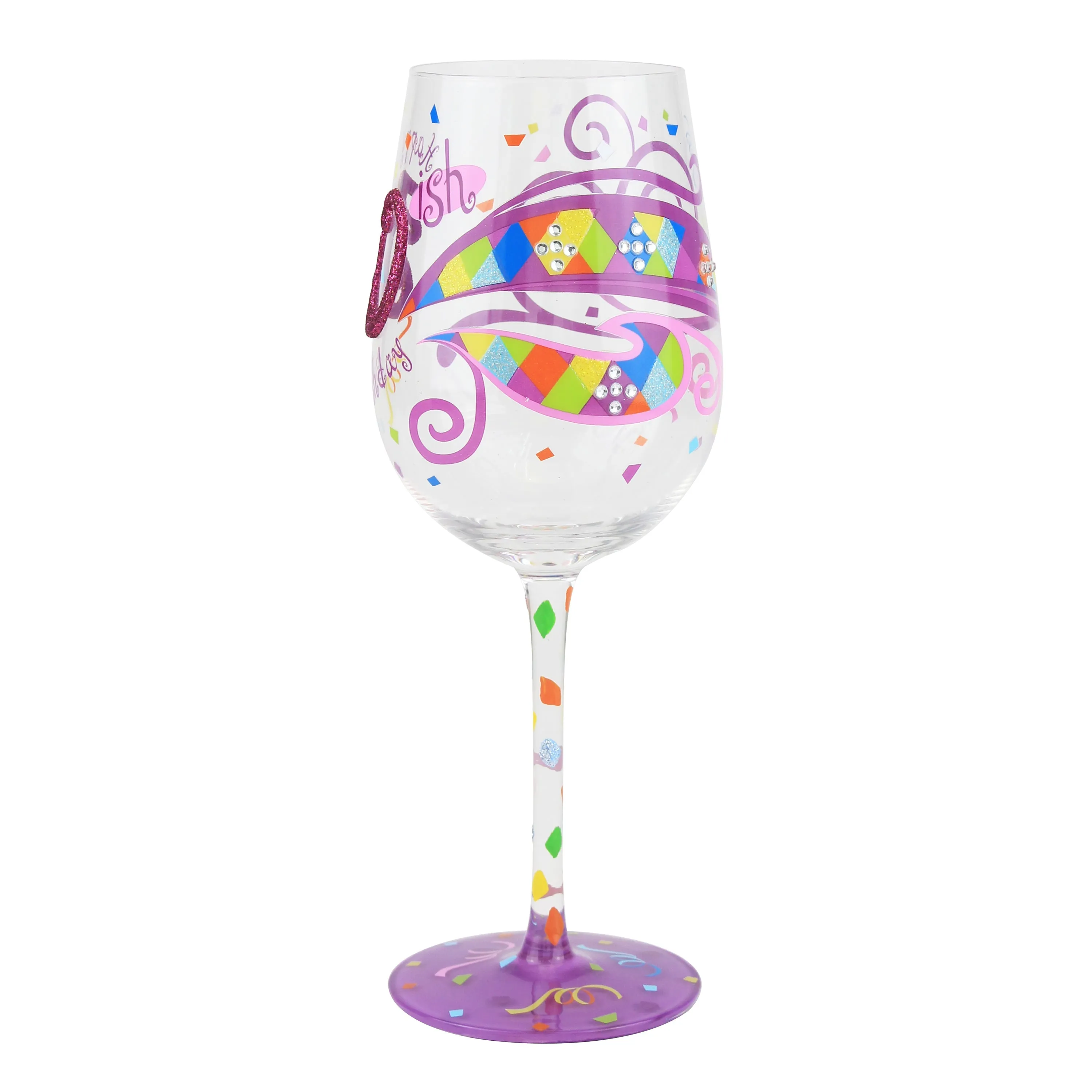Top Shelf 30-ish Birthday Wine Glass (WS)